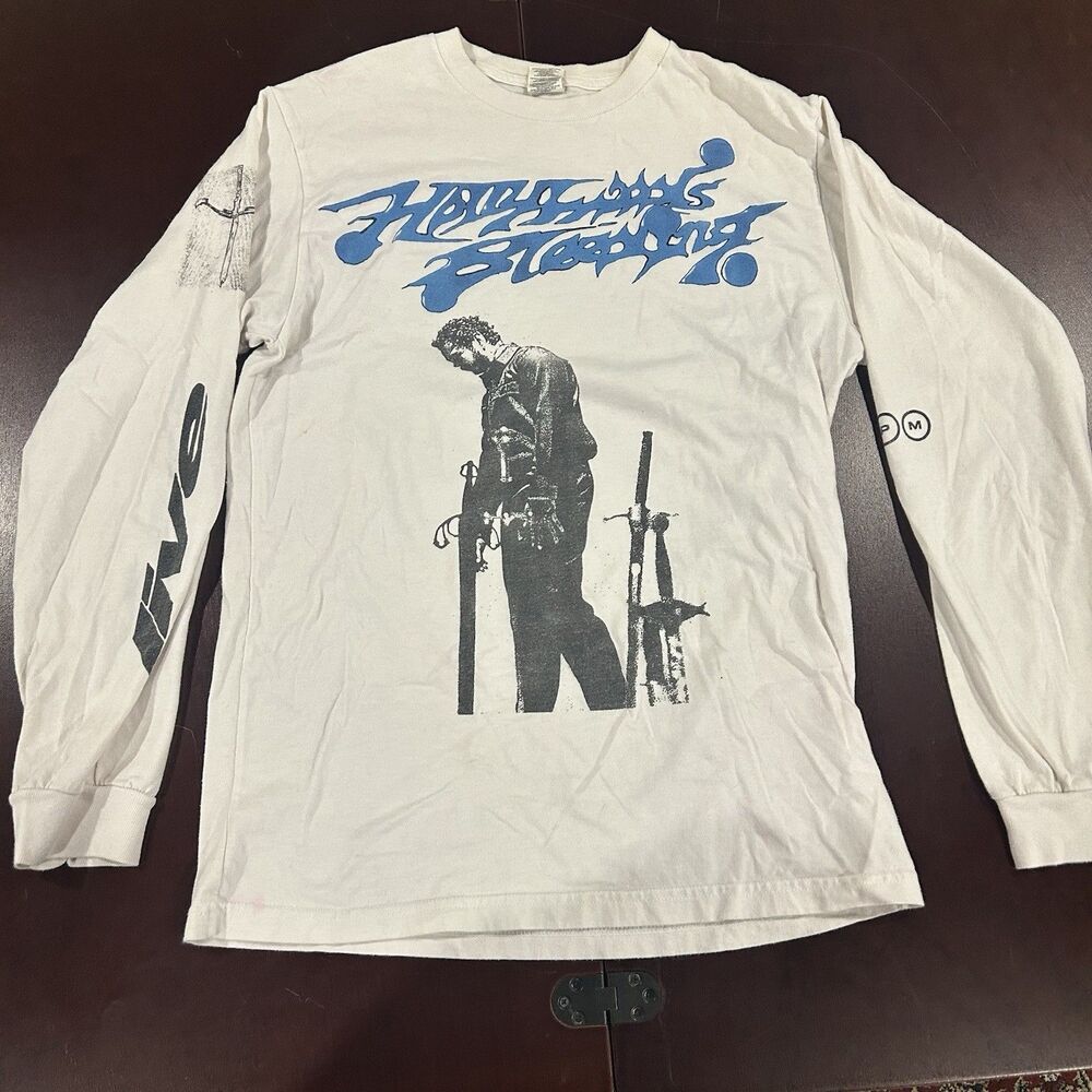 Post Malone Shirt Adult Small Hollywoods Bleeding Runaway Tour Distressed